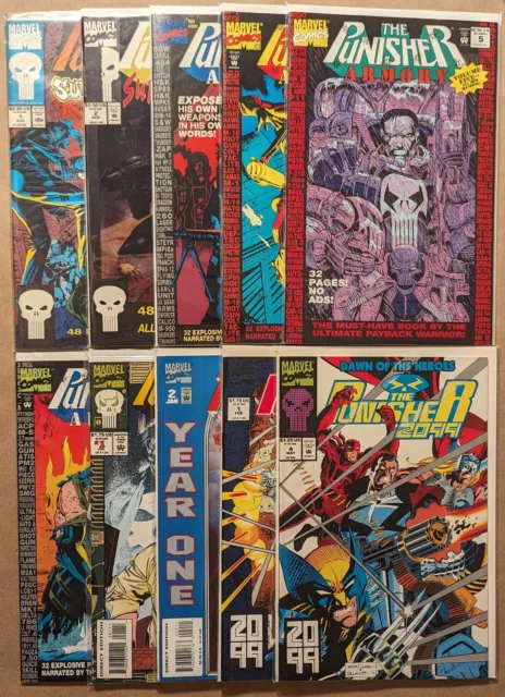 The Punisher lot of 10 comics