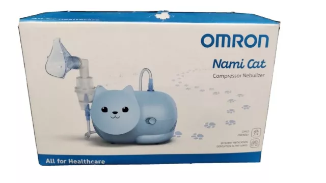 OMRON Inhalator Inhalationsgerät Kompressor Nami Cat - kinderfreundlich - B Ware