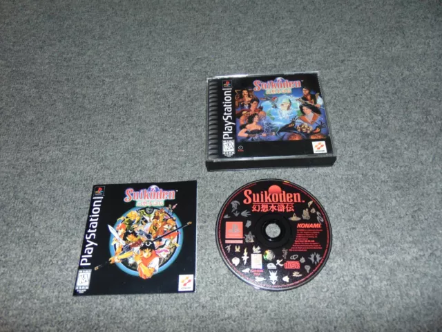 Suikoden Sony Playstation PSX PS1 Complete with Manual