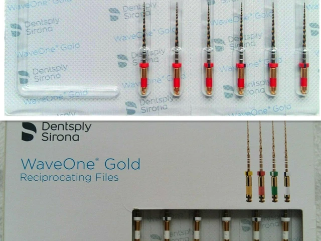 Waveone Gold Wave One Endodontic File Root Canal Dentsply 1 - 6file/pk