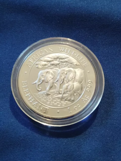 1 Oz Somalia Elefant 2013 999,9 er Silber / African Wildlife 1 Unze