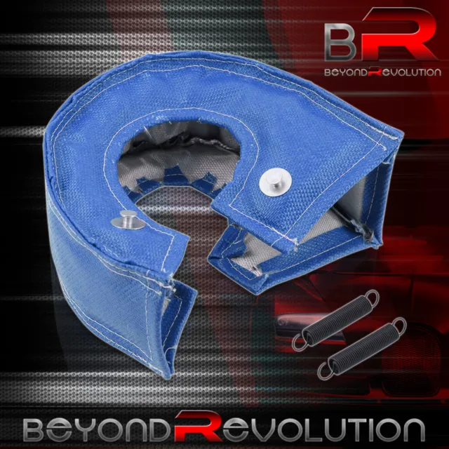 T3 T25 T28 GT25 GT35 CT26 Blue Turbo Exhaust Turbocharger Heat Shield Cover Wrap