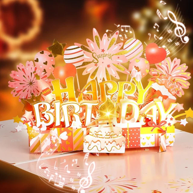Biglietto Di Compleanno Con Labrador Nero E Torta – Design Lottie Murphy – Carta 300 G/m², 12,7x17,7 Cm, Interno Vuoto, Busta Kraft Inclusa - 2