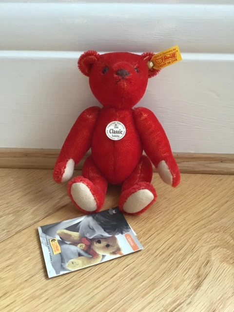Steiff 029226 red teddy bear miniature 1908 replica à Paris | Clasf jeux