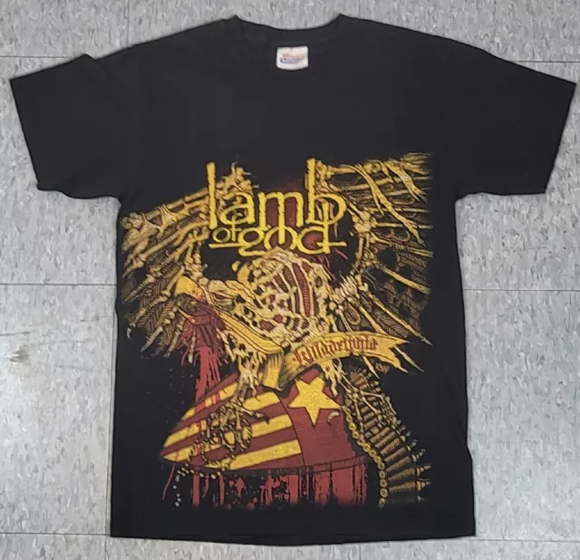 Lamb of God Killadelphia 2005 Band Concert Tshirt Heavy Metal Music Hanes Small