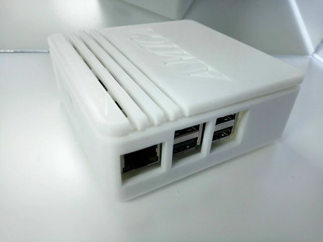 Mini Raspberry Box WHITE AMIGA MINI Raspberry Pi Case Enclosure with Feet RetroPie Amibian ...