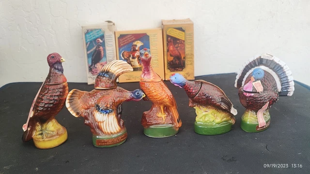 Miniature liquor bottles vintage
