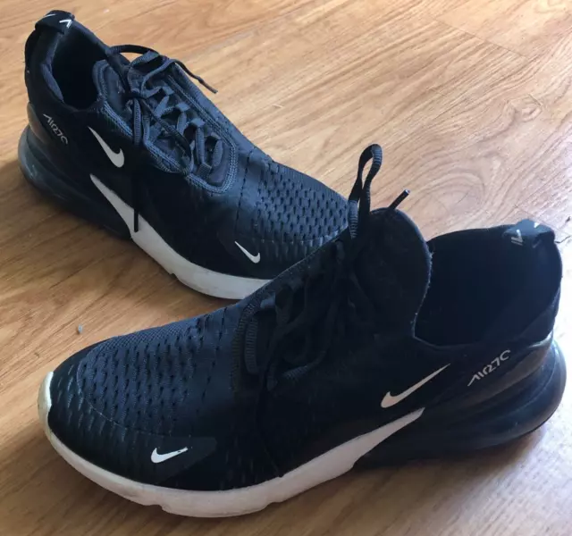 Nike Air Shoes Mens 11 Black White Air Max 270 Running Outdoor AH8050-002