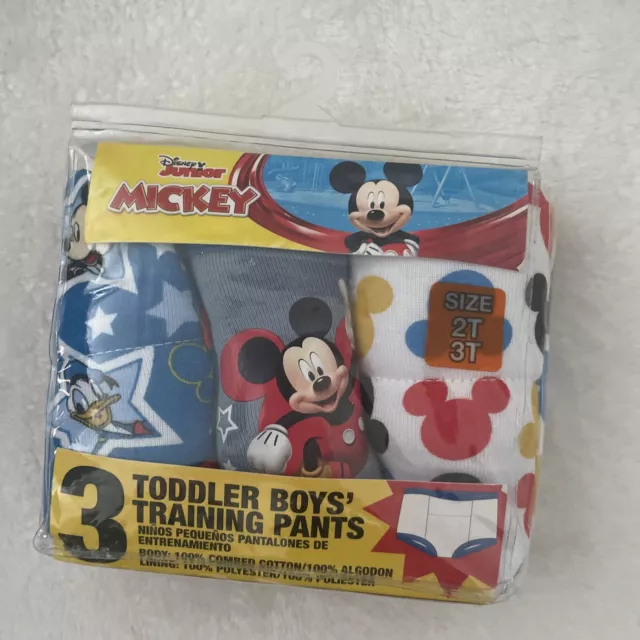 Mickey Mouse Toddler Boys Training Pants Underwear Briefs 12-Pack