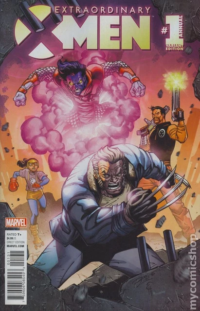 Extraordinary X-Men Annual 1B Lim Variant NM 2016 Stock Image