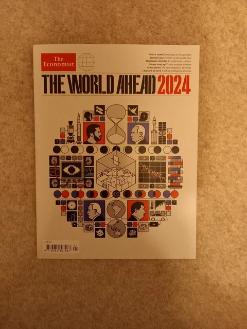 THE WORLD AHEAD 2024 Magazine by The Economist $16.25 - PicClick
