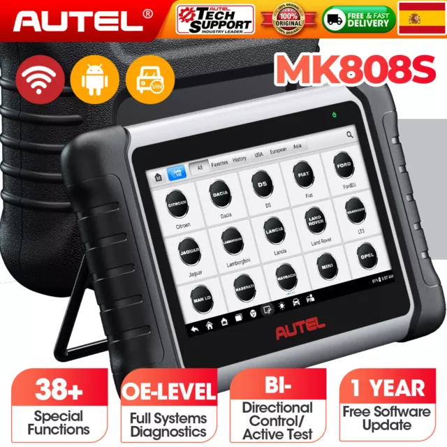 AUTEL MK808S PRO AUTO OBD2 Diagnóstico EOBD Escáner Codificación Clave Español