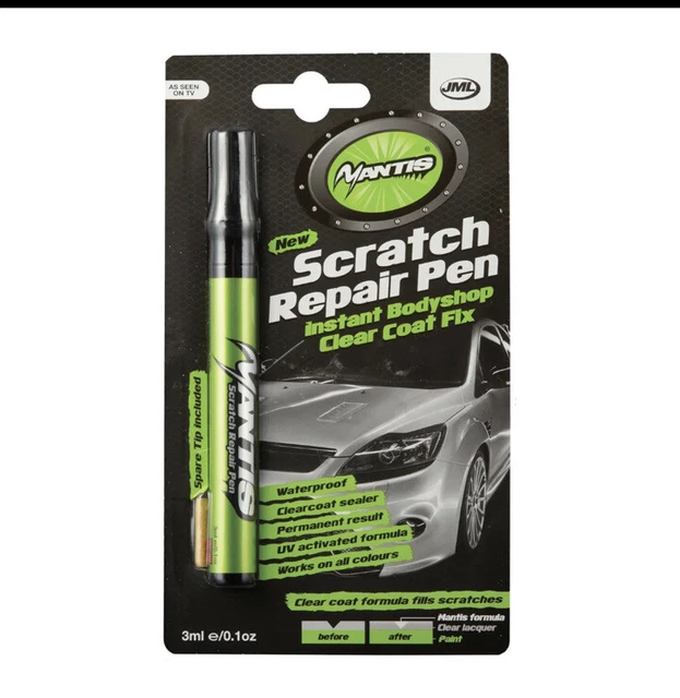JML MANTIS SCRATCH Repair Pen Clear Coat Sealer Fix Touch Up Car