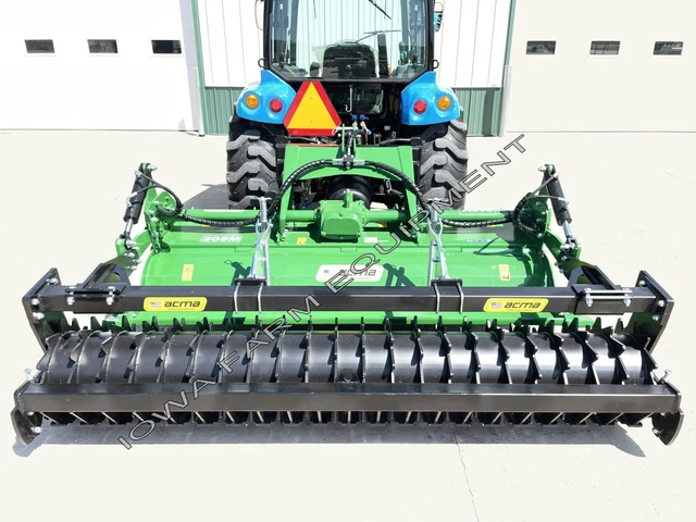 81" ACMA 205M Premium Rotary Tiller & XW Packer Roller: QH Compat 45-75HP G-Box!