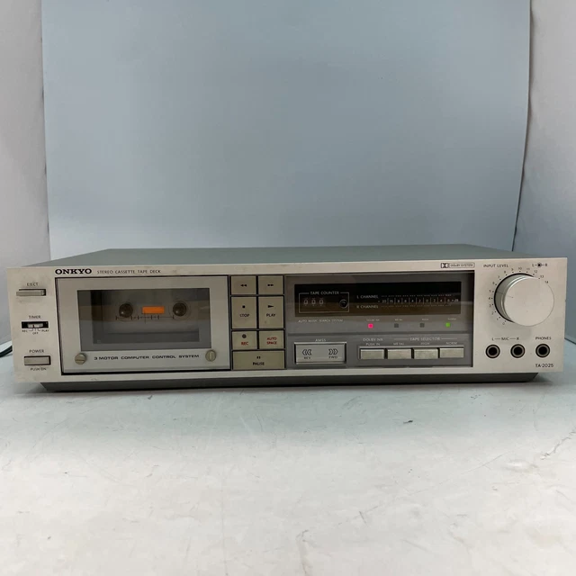 Platine Cassette Onkyo TA-2048 - Hi-Fi Vintage - Fonctionne Parfaitement