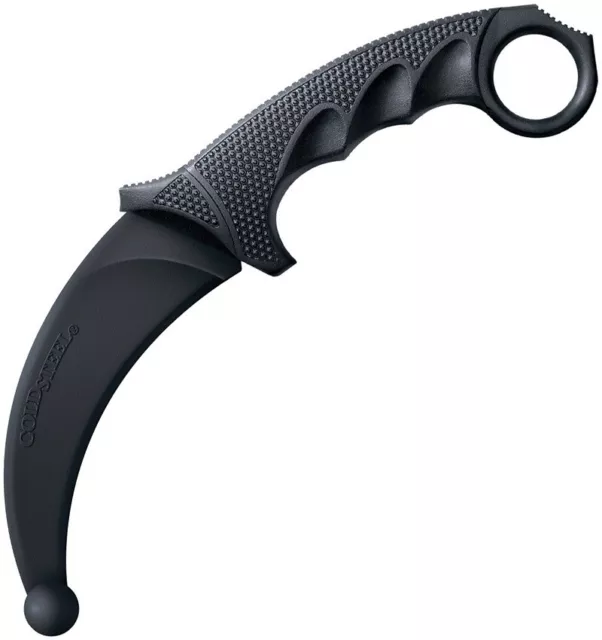 Cold Steel Karambit Trainer Black Rubber One Piece Fixed Training Knife