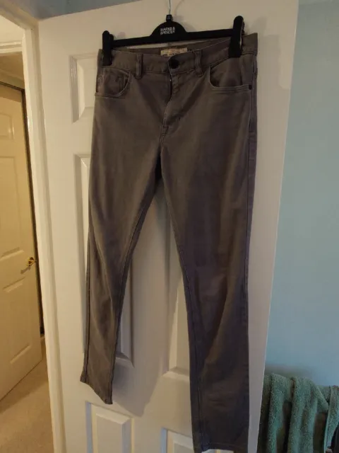 Jeans NEXT da uomo slim fit elasticizzati grigi lunghi 30