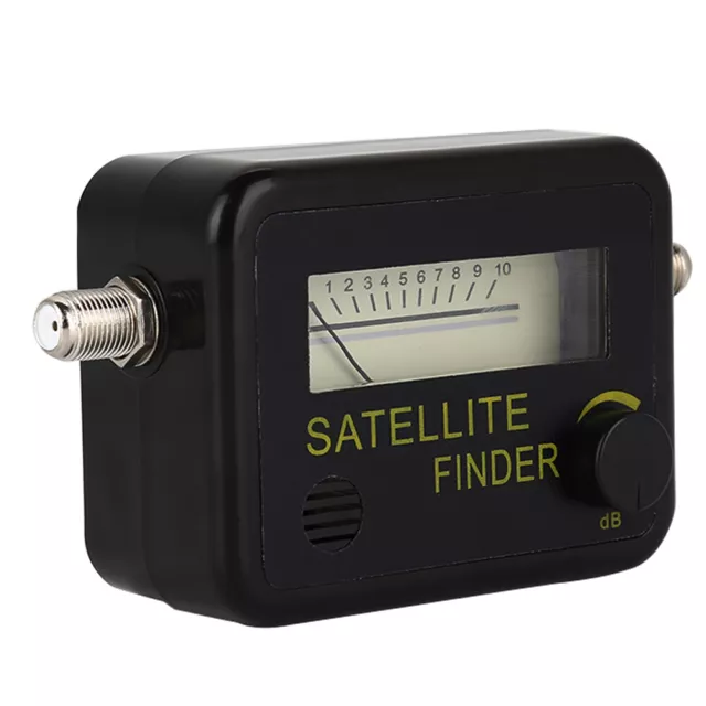 9501 Satellite Finder With Background And Yellow Sat Finder 13-18V DC Satell QCS