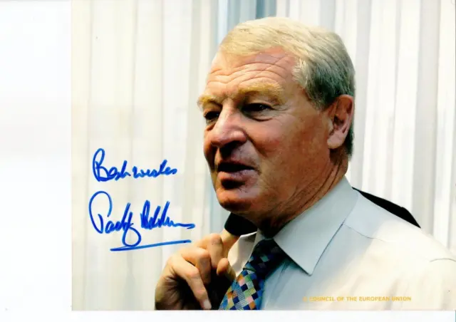Paddy Ashdown Signed 10x8 Autographed Photo Photograph Politician Diplomat #01