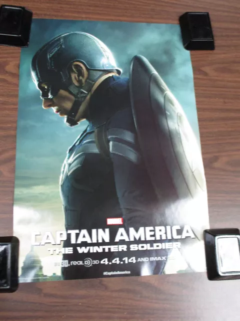 Authentic Marvel Captain America the Winter Soldier 2014 MOVIE Theater Poster
