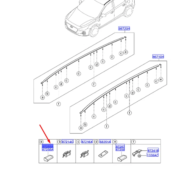 Bandes De Garniture De Toit Pour Ford F-150 2009-2014 - Paire Gauche/droite - Référence 9L3Z-1651729-AA / 9L3Z-1651728-AA