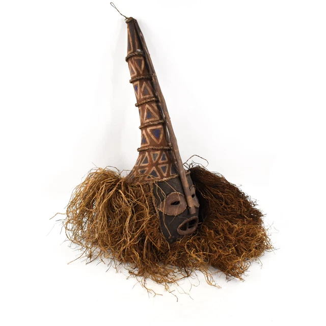 Chokwe Makeshi Mask Headdress Congo African Art