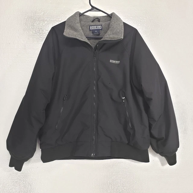Lands' End Soft Shell High Performance Polartec Fleece Lined Jacket M 10-12 Warm