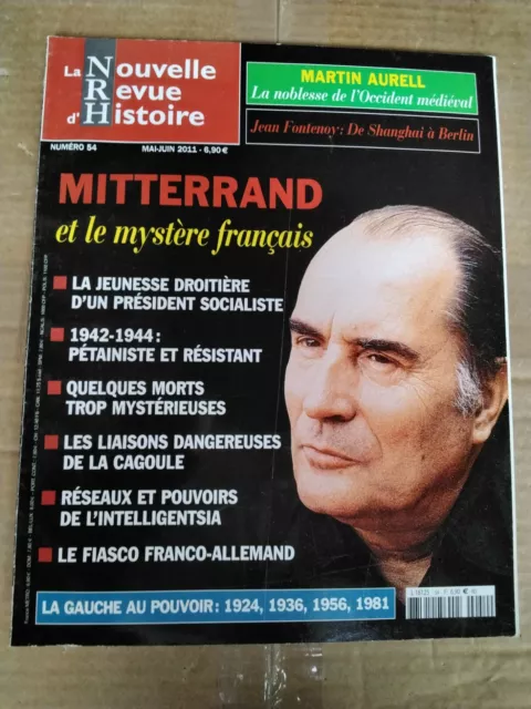 Nouvelle Revue d'Histoire N°54 Mai-juin 2011. Mitterrand et le mystère français