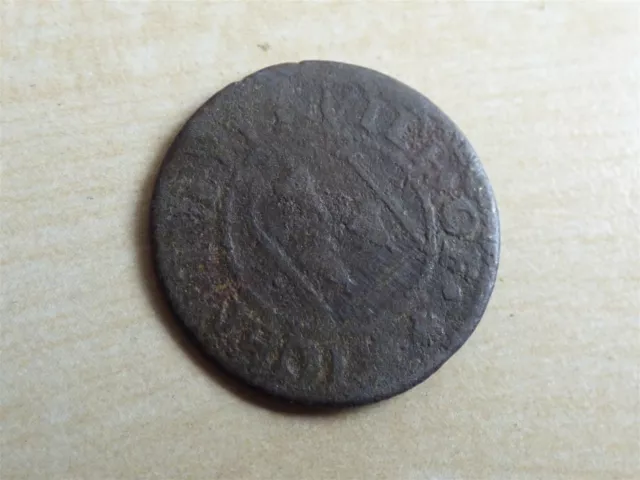 HIS Half Penny John Turbervile Worcester Trade Token 17th Century (myrefn11167) 3