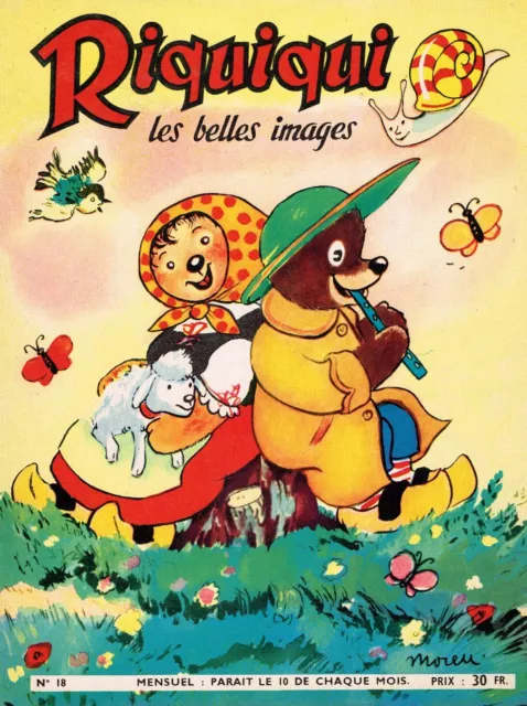 RIQUIQUI Les Belles images. Mensuel N°18. AVRIL 1953.