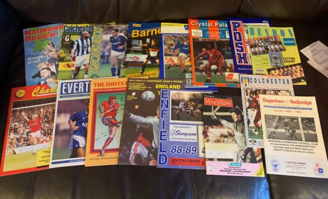 Official Programmes Leyton Orient Football Club Away Games Various Teams Seasons