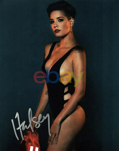 Halsey Sexy Singer Songwriter Signed 8x10 Photo Autographed reprint