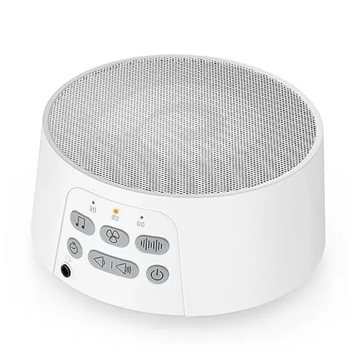 Máquina de sonido de ruido para adultos que duermen, máquina de sonido profesional D3 para bebé blanco
