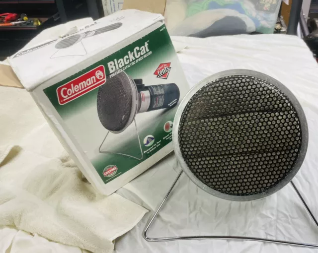 Coleman BlackCat Portable Catalytic Space Heater 3000 BTU 5033-700 Made in USA