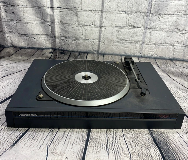 VINTAGE SOUNDESIGN 958P Stereo Record Player System Turntable For Parts