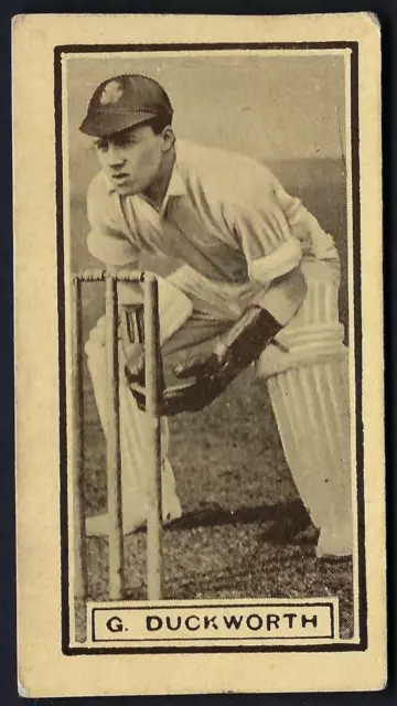 Thomson - The World's Best Cricketers (Mauve) - #4 G Duckworth, Lancashire