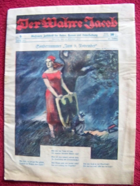 DER WAHRE JACOB Nr. 9 Jahrgang 1927 prima Zustand EUR 17,49 PicClick DE