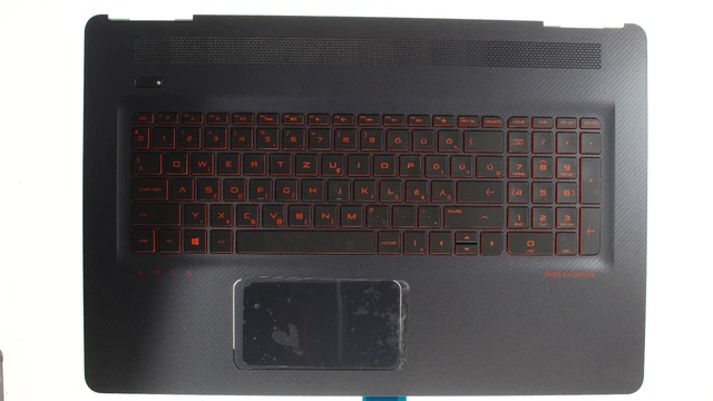 HP OMEN 17-W Palmrest Gehäuseoberteil Keyboard Tastatur QWERTZ HUN ...