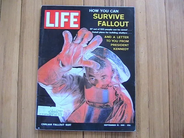 Life Magazine September 15 1961 How To Survive Nuclear Fallout