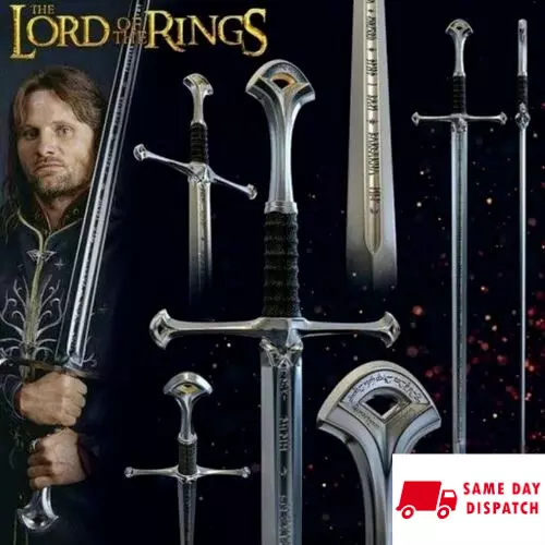 Lord of the Rings Anduril's sword LOTR Narsil Sword of aragorn With Wall Plaque