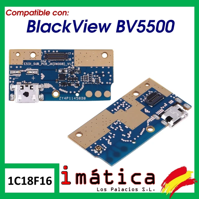 Platte Laden- Für Blackview BV5500 Connector USB Antenne Anschluss Board Polig