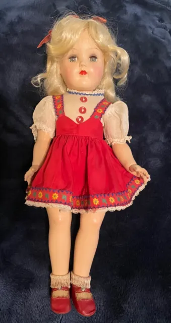Vintage 15 in Ideal Toni Doll All Original TLC