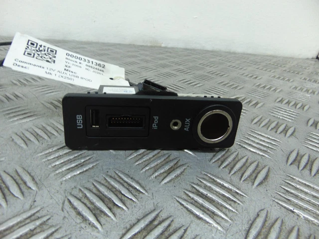 JAGUAR XF Mk1 USB / Ipod /Aux / Power Oulet Caricabatterie 8x2319c166ab