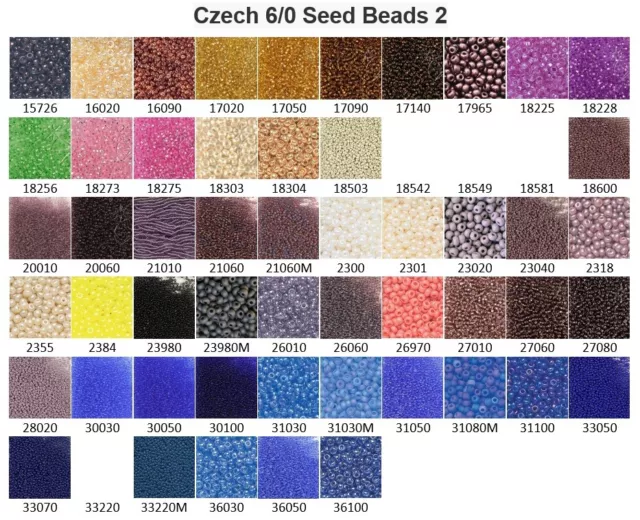 Czech 6/0 Preciosa Rocaille Glass Seed Beads 2