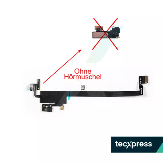 Original iPhone XS Max Hörmuschel Face ID Flex Kabel Ohrmuschel Proximity Sensor