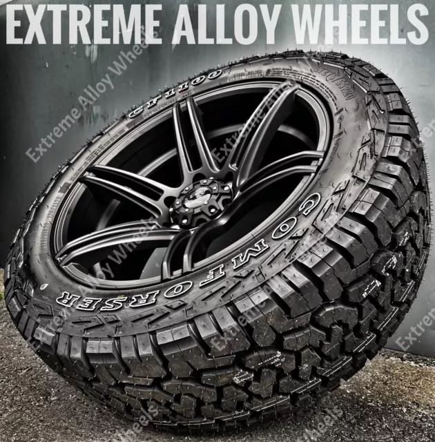 Alloy Wheels 20"  Ford Ranger + Wildtrak Pick Up 6x139 + All Terrain Tyres Black