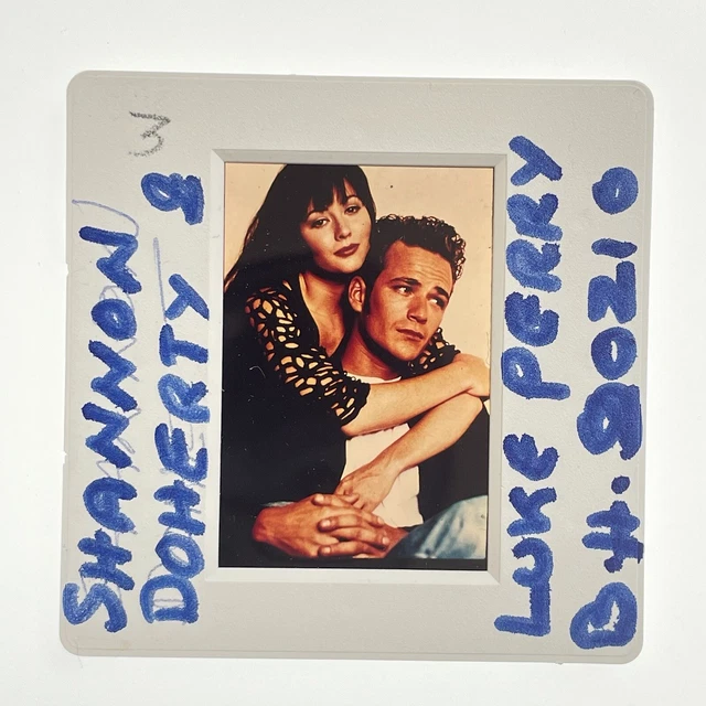 Vintage 35mm Slide S1015  Beverly Hills, 90210 Shannen Doherty , Luke Perry