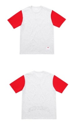 SUPREME 2 TONE Sleeve Logo XL Top White Black Shirt New $67.00 ...