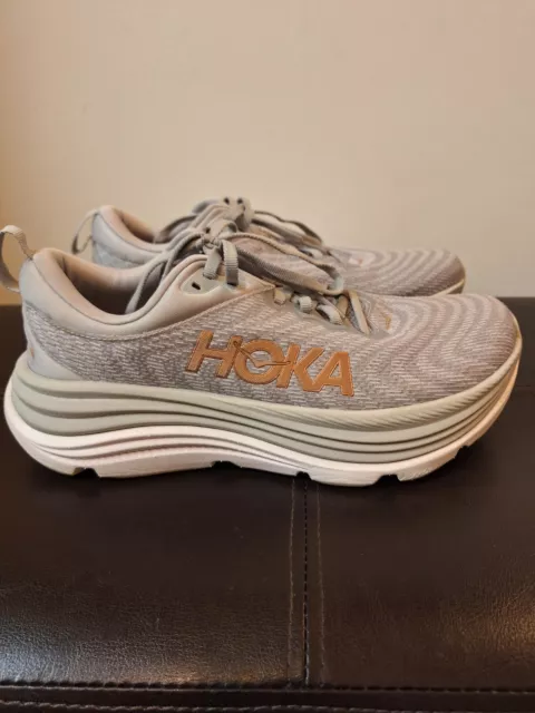 HOKA WOMENS Gaviota 5 HMRG Gray Running Shoes Sneakers Size 8.5 $45.00 ...