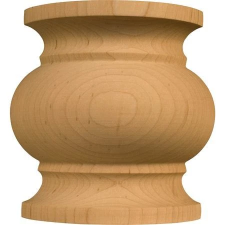 OSBORNE WOOD PRODUCTS 7211W 3 1/4 x 3 1/8 x 1 1/8 Lg Traditional Half Round